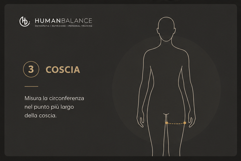 Come misurare la circonferenza coscia
