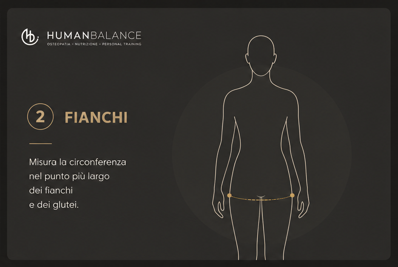 Come misurare la circonferenza fianchi
